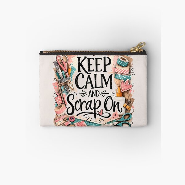 Item preview, Keep Calm and Scrap On – Scrapbooking Lover Design designed and sold by blankTeeShirt.