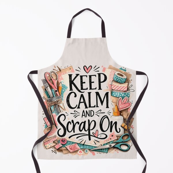 Artikelvorschau, Ruhe bewahren und weiterkreieren – Design für Scrapbooking-Liebhaber entworfen und verkauft von blankTeeShirt.