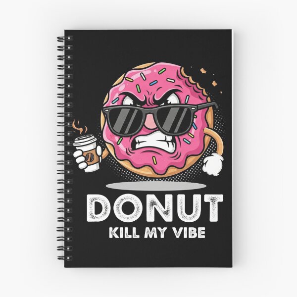 Item preview, Donut Kill My Vibe Funny Angry Donut | Sarcastic Coffee Humor Graphic designed and sold by FelixnRobinus.