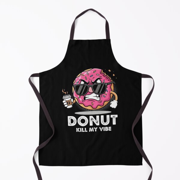 Artikelvorschau, „Donut kill my Vibe“ – Lustiger wütender Donut | Sarkastischer Kaffeehumor (Grafik) entworfen und verkauft von FelixnRobinus.