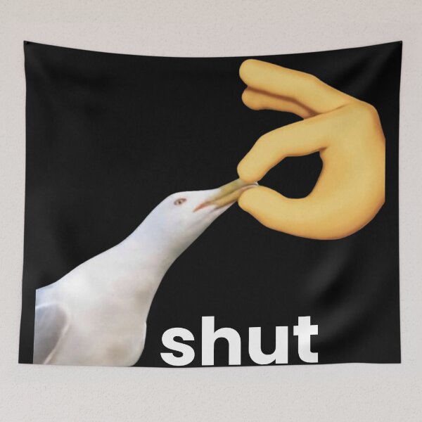 Item preview, Shut Up Seagull Meme designed and sold by NF Designs Studio DTF.