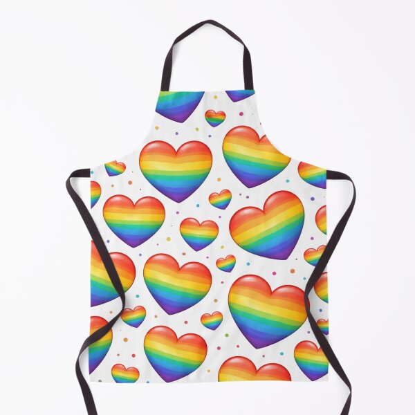 Item preview, Rainbow hearts designed and sold by RiaBubble.