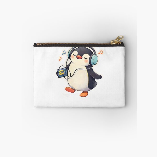 Item preview, Chill Beats Penguin sticker designed and sold by Jaideep Walia.