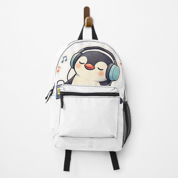Item preview, Chill Beats Penguin sticker designed and sold by Jaideep Walia.