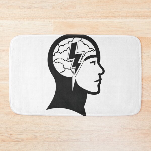 Item preview, Electric Mind – Storm Inside the Brain designed and sold by Kavya Art.