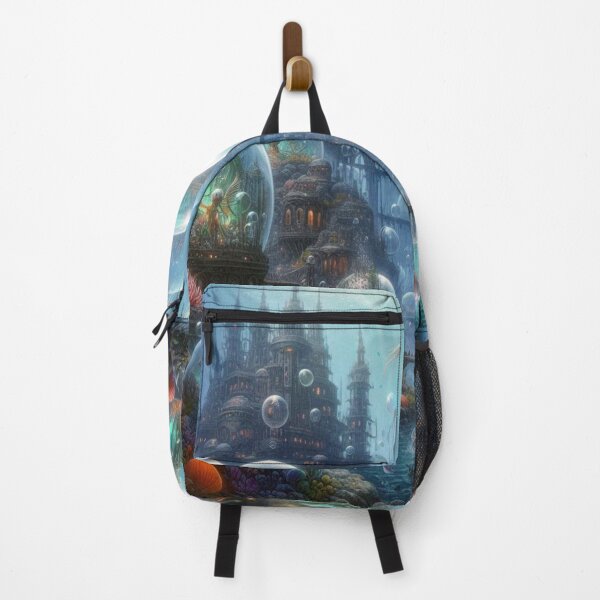 Item preview, Mystic Underwater City with Mermaids, Coral Dreams and Fantasy Architecture designed and sold by FotoworldEdel.