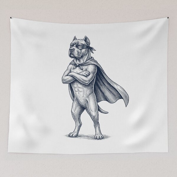 Item preview, Vintage Cane Corso Hero Superhero Dog Lover designed and sold by DoodleTortle.