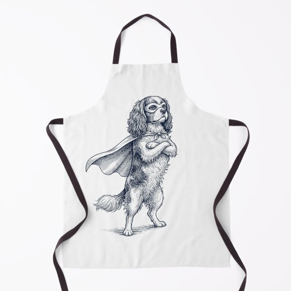Item preview, Vintage Cavalier King Charles Spaniel Hero Superhero Dog Lover designed and sold by DoodleTortle.