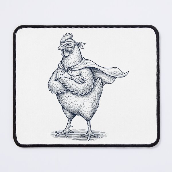 Item preview, Vintage Chicken Hero Superhero Animal Lover designed and sold by DoodleTortle.