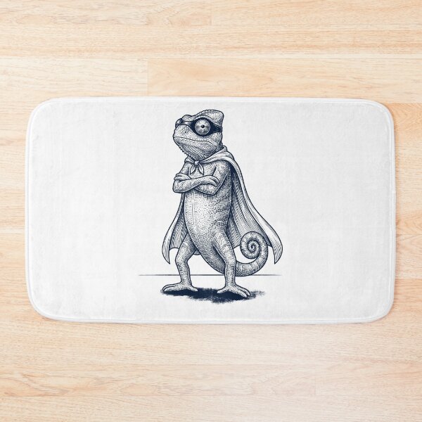 Item preview, Vintage Chameleon Hero Superhero Animal Lover designed and sold by DoodleTortle.