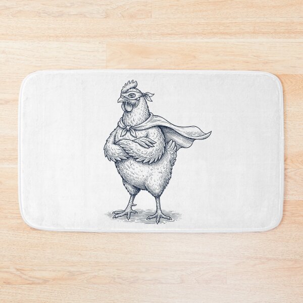 Item preview, Vintage Chicken Hero Superhero Animal Lover designed and sold by DoodleTortle.