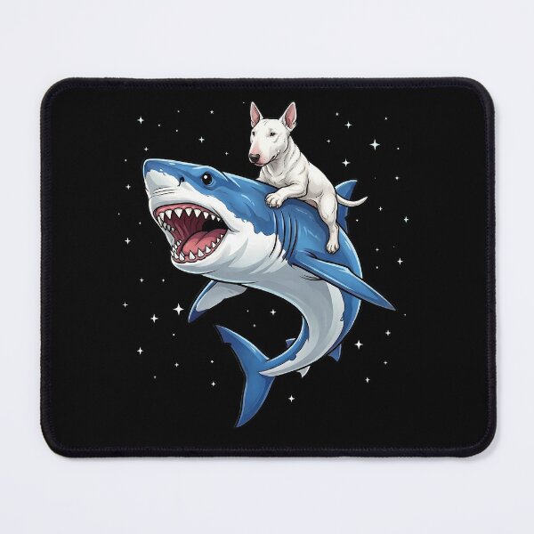 Item preview, Funny Bull Terrier Shark Dog Mom Dad Lover designed and sold by TerryConnells.