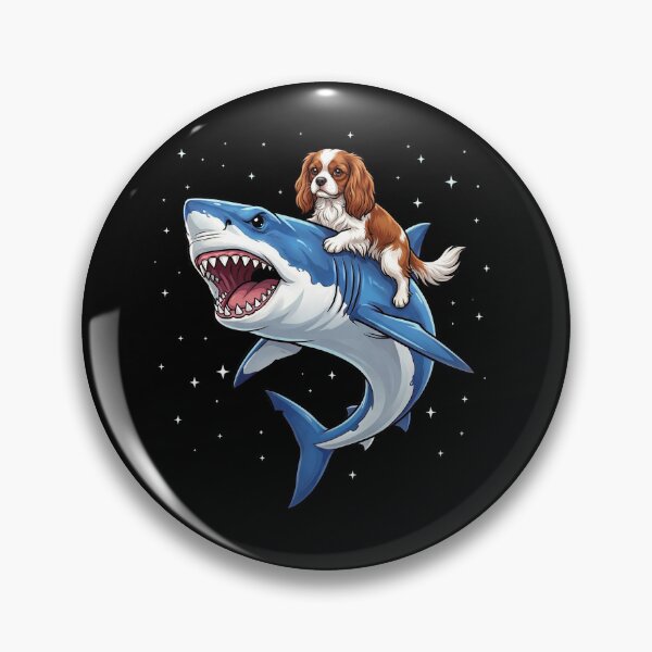 Item preview, Funny Cavalier King Charles Spaniel Shark Dog Mom Dad Lover designed and sold by TerryConnells.