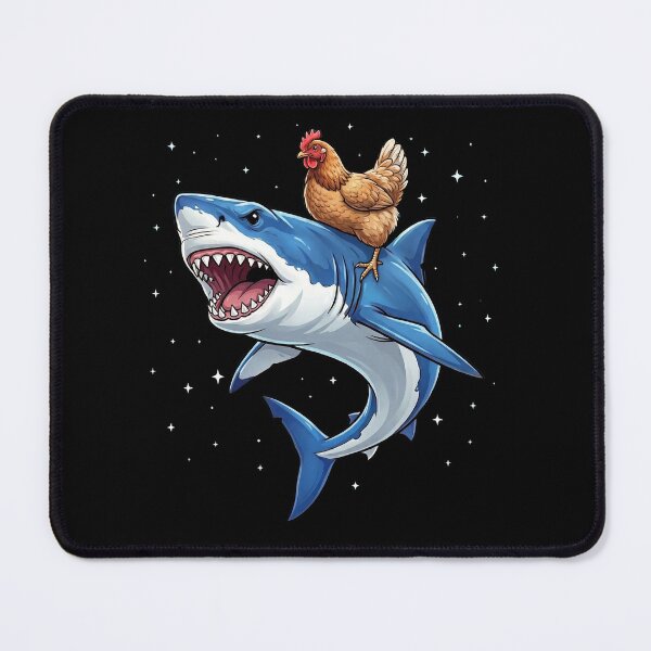 Item preview, Funny Chicken Riding Shark Animal Lover designed and sold by TerryConnells.