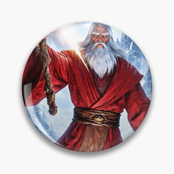 Item preview, The Ancient Sage of Frozen Peaks designed and sold by Farheen786.