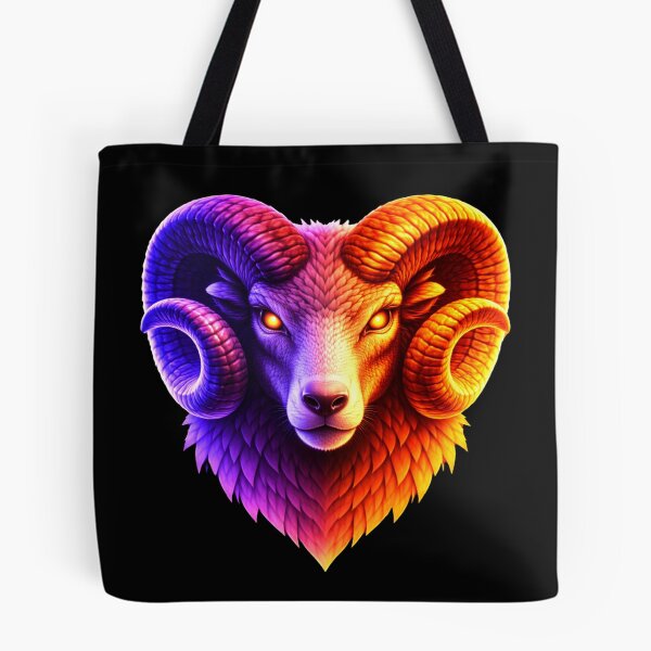 Item preview, Neon Ram Cyberpunk Spirit Animal Glowing Power Design designed and sold by Creativity not found.