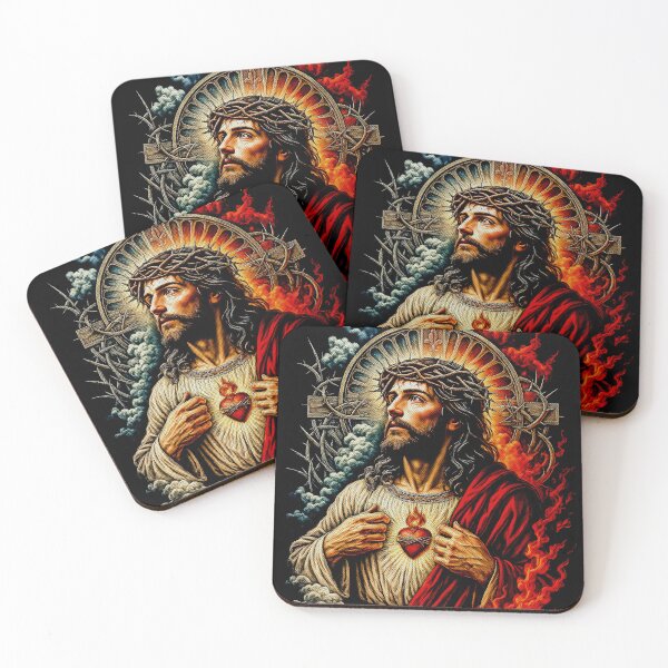 Item preview, The Sacred Heart of Jesus, Son of God designed and sold by NF Designs Studio DTF.