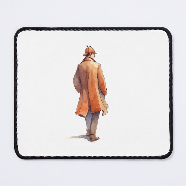 Item preview, Watercolor Detective Sherlock Holmes Classic Literature Art designed and sold by Fenay Designs.