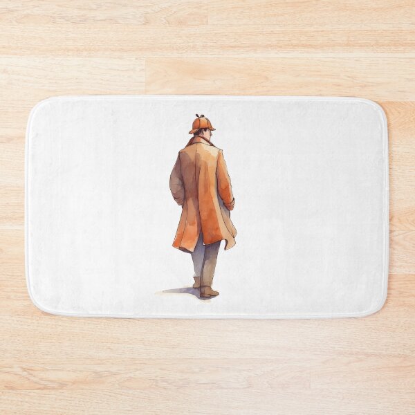 Item preview, Watercolor Detective Sherlock Holmes Classic Literature Art designed and sold by Fenay Designs.