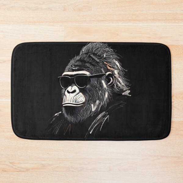 Item preview, Cool Gorilla Wearing Sunglasses Funny Animal Mem designed and sold by Clairenity Studio.