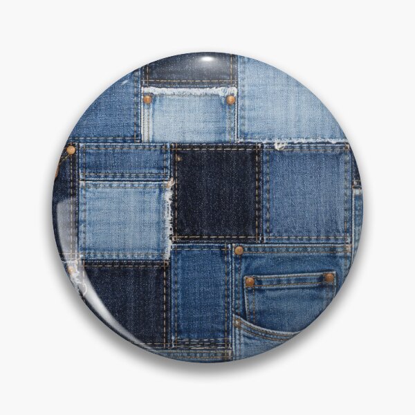 Item preview, Patchwork denim designed and sold by RiaBubble.