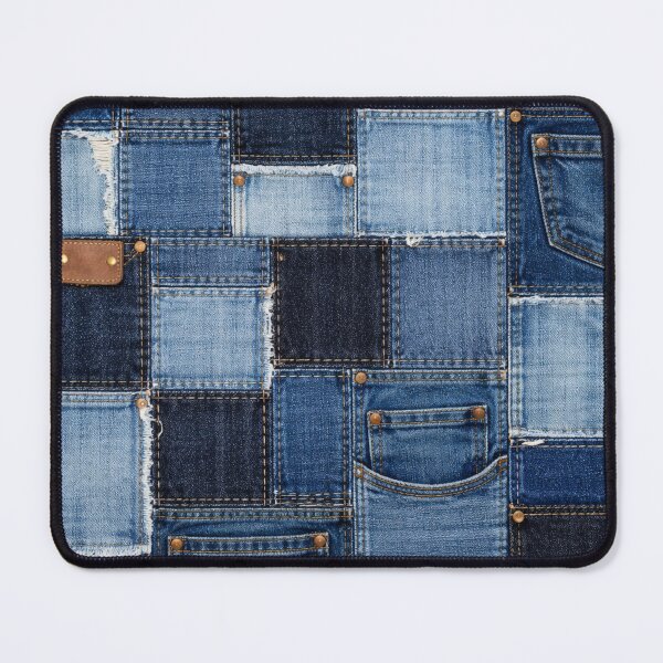 Item preview, Patchwork denim designed and sold by RiaBubble.