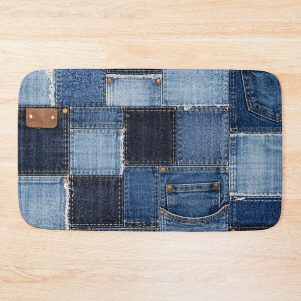 Item preview, Patchwork denim designed and sold by RiaBubble.