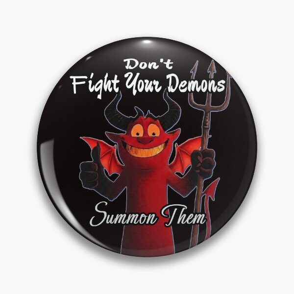 Item preview, Don't Fight Your Demons – Summon Them | Funny Dark Humour Devil Art designed and sold by A-T-H.