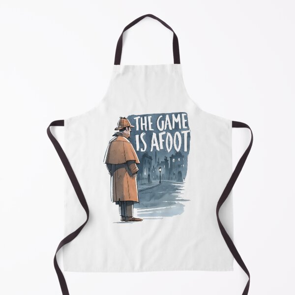 Item preview, The Game Is Afoot Sherlock Holmes Baker Street Detective Art designed and sold by Fenay Designs.