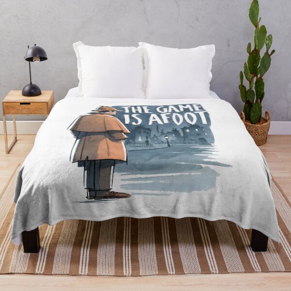 Item preview, The Game Is Afoot Sherlock Holmes Baker Street Detective Art designed and sold by Fenay Designs.