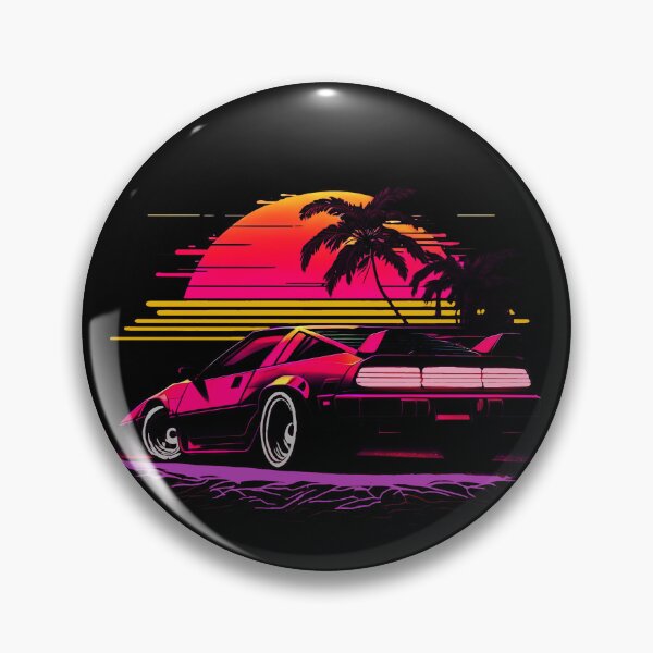 Item preview, Vaporwave Aesthetic Sunset Retro Sports Car  designed and sold by LMVA.