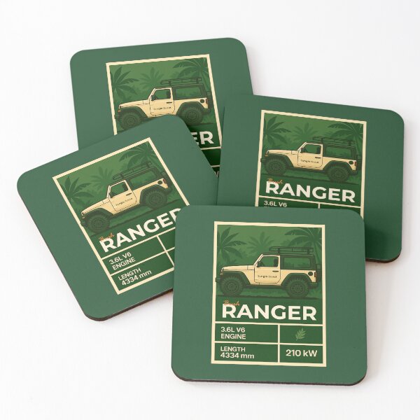 Item preview, Bush Ranger Jungle Scout Overland Vehicle Illustration designed and sold by KrintoryTees.