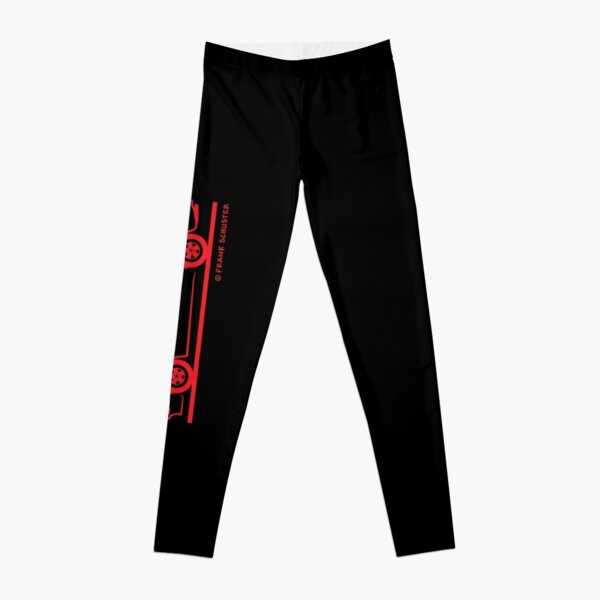 Porsche 944 Turbo Red Leggings