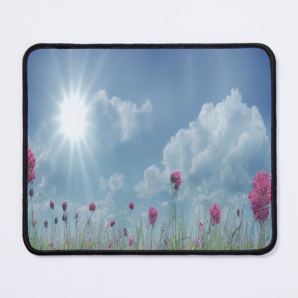 Item preview, Sunny Meadow Landscape with Wildflowers and Bright Blue Sky designed and sold by FotoworldEdel.