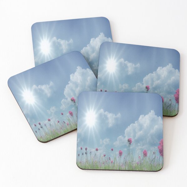 Item preview, Sunny Meadow Landscape with Wildflowers and Bright Blue Sky designed and sold by FotoworldEdel.