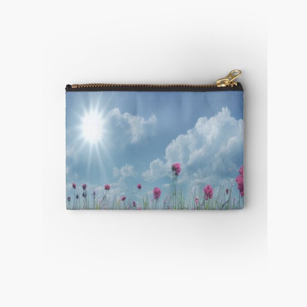 Item preview, Sunny Meadow Landscape with Wildflowers and Bright Blue Sky designed and sold by FotoworldEdel.