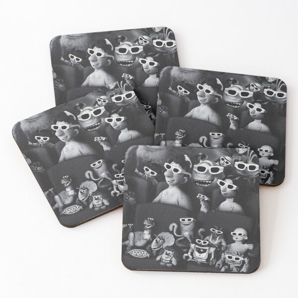 Item preview, Pixar Characters 3D Cinema - Vintage Monochrome Edition designed and sold by Ari's Gallery.
