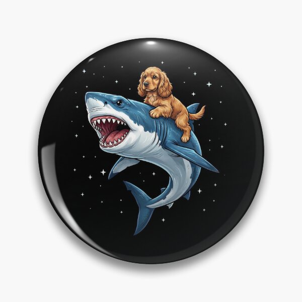 Item preview, Funny Cocker Spaniel Shark Dog Mom Dad Lover designed and sold by TerryConnells.