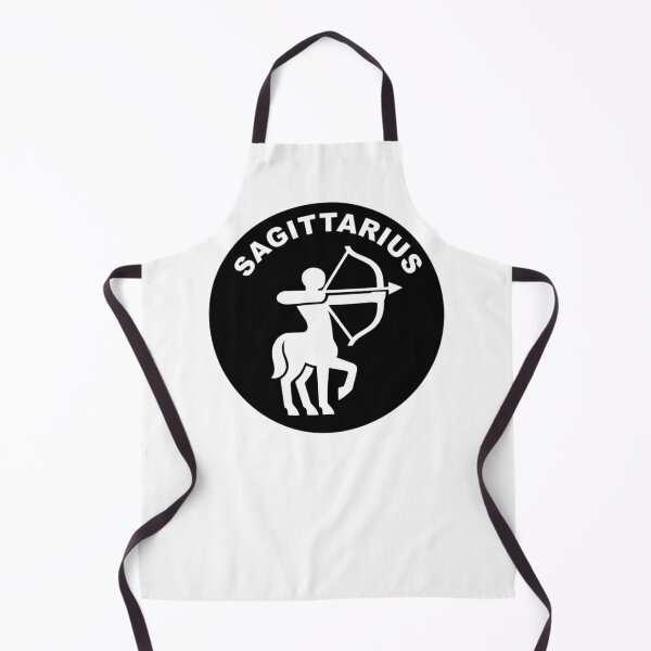 Item preview, Sagittarius Archer - Zodiac Sign In Negative Circle Bold Art designed and sold by The Bold Line Studio.