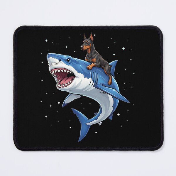 Item preview, Funny Doberman Pinscher Shark Dog Mom Dad Lover designed and sold by TerryConnells.