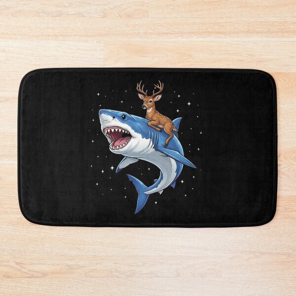Item preview, Funny Deer Riding Shark Animal Lover designed and sold by TerryConnells.