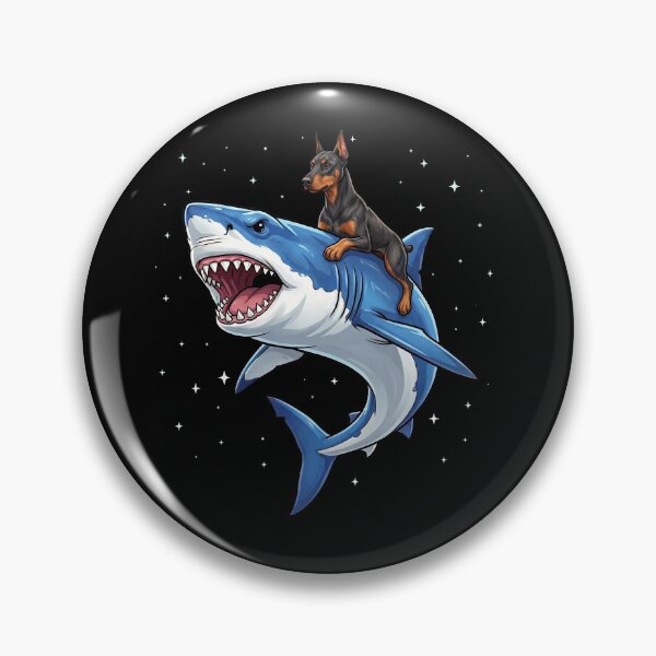 Item preview, Funny Doberman Pinscher Shark Dog Mom Dad Lover designed and sold by TerryConnells.