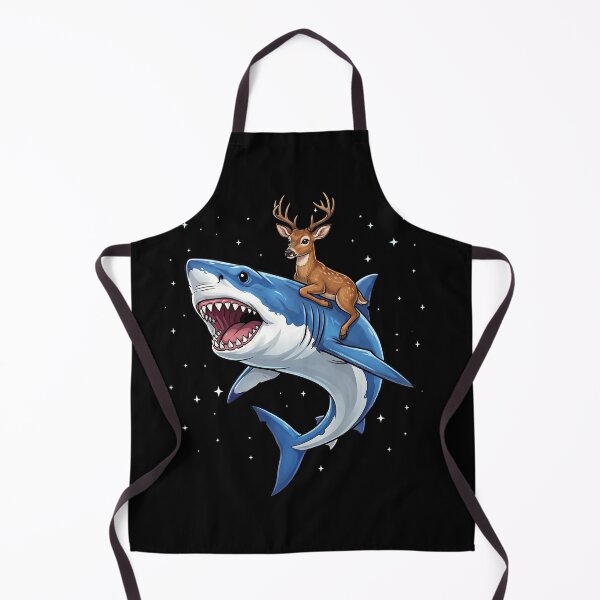 Item preview, Funny Deer Riding Shark Animal Lover designed and sold by TerryConnells.