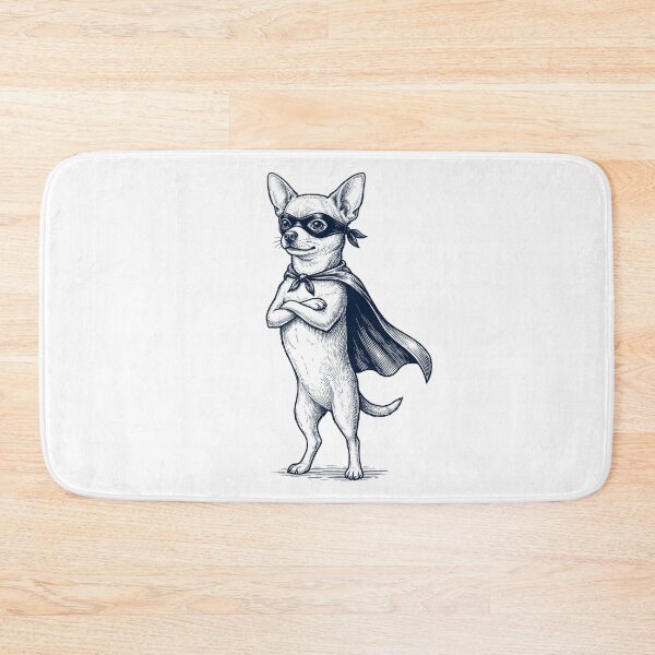 Item preview, Vintage Chihuahua Hero Superhero Dog Lover designed and sold by DoodleTortle.