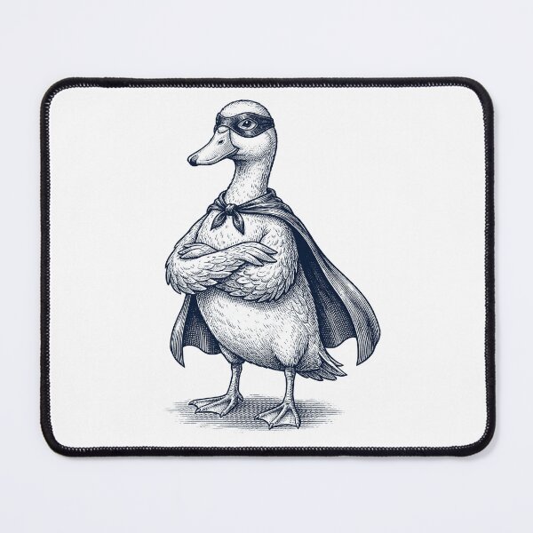 Item preview, Vintage Duck Hero Superhero Animal Lover designed and sold by DoodleTortle.