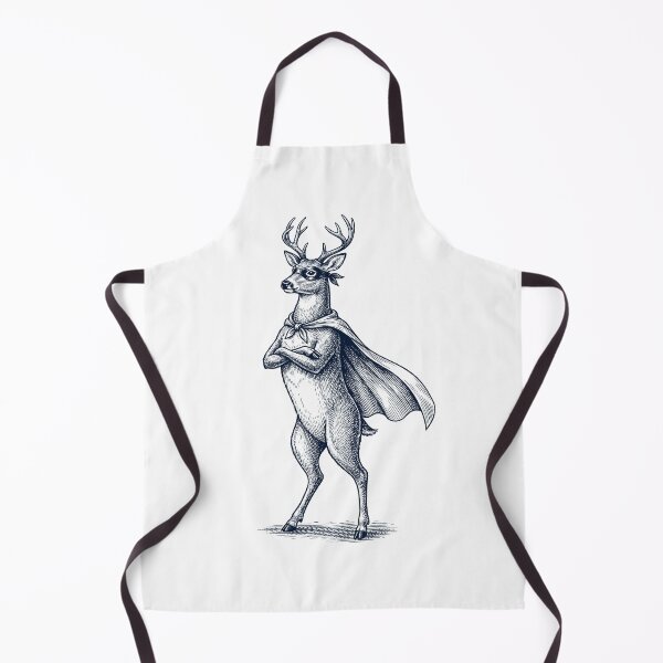 Item preview, Vintage Deer Hero Superhero Animal Lover designed and sold by DoodleTortle.