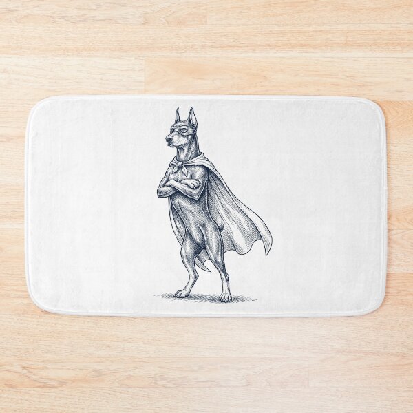 Item preview, Vintage Doberman Pinscher Hero Superhero Dog Lover designed and sold by DoodleTortle.