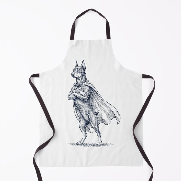 Item preview, Vintage Doberman Pinscher Hero Superhero Dog Lover designed and sold by DoodleTortle.