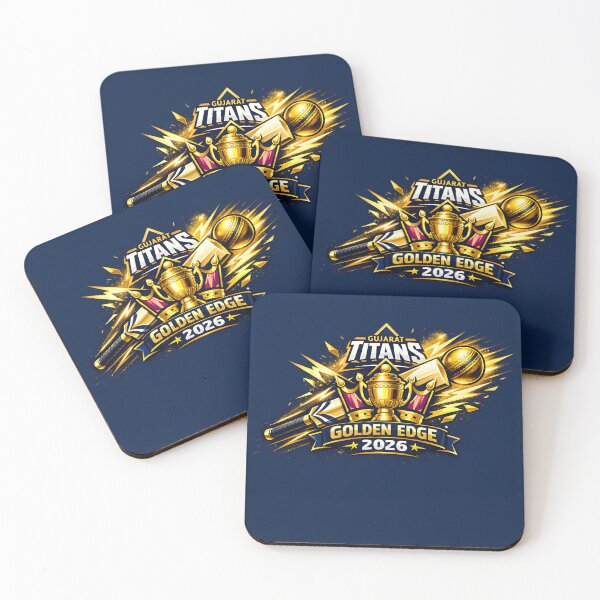 Item preview, Gujarat Titans – Golden Edge 2026 | Energy Edition Cricket Design designed and sold by WhisperFrame.