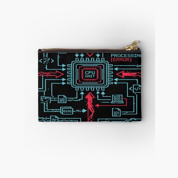 Item preview, Glitch Coffee to Code Converter IT Blueprint Art designed and sold by TatianaPri.